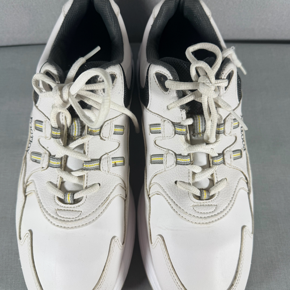 FootJoy Golf Shoes Mens 11 White Black Softspikes Style 45335 - Picture 3 of 9